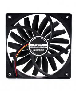 The Ultra Sleek Vortex 12 is a unique 120mm fan that is only 15mm thick! This thinner design helps to free up RAM slots and allows installation in smaller spaces. The USV 12 is not only thin, but also offers superb performance. It provides the highest static pressure of all 120mm fans, making it an excellent choice for water coolers and other radiators with narrow fin spacing!