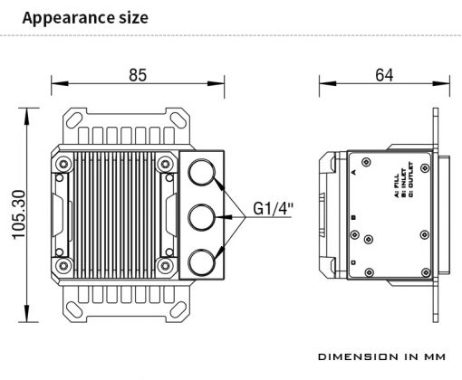 <ul> <li class="a-spacing-mini"><span class="a-list-item">Pump Reservoir Integrated</span></li> <li class="a-spacing-mini"><span class="a-list-item">Simple Design & Fast Install</span></li> </ul>