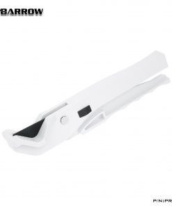 The Barrow PVC tube cutter will give you that flawless, clean cut with an effortless squeeze. Comfortable in the hand and cutting up to 25mm OD tube like butter, it is a modder's must have tool.