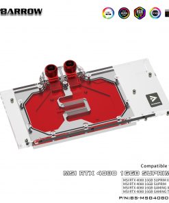 Full Coverage GPU Water Block for MSI 4080 TRIO