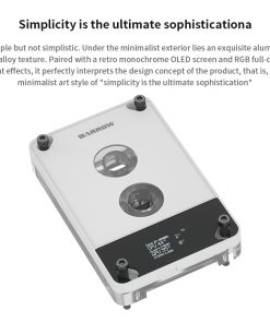 Barrow AMD CPU Block with built in temperature readings. Socket Compatibility: <ul> <li>AM5</li> <li>AM4</li> <li>AM3+</li> <li>AM3</li> <li>FM2</li> </ul>