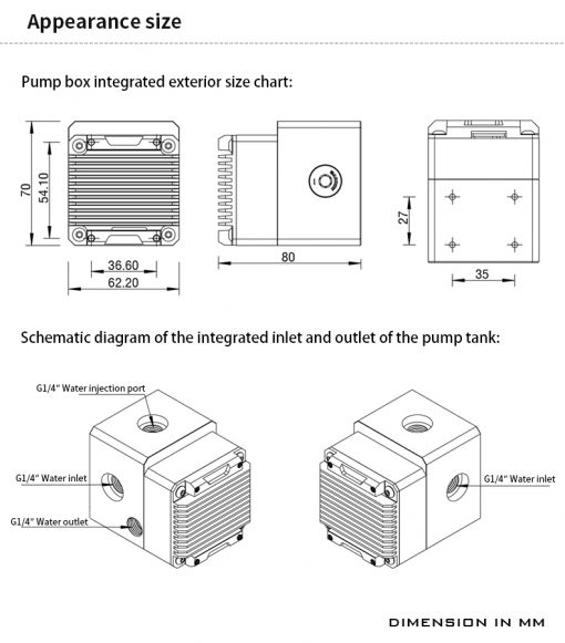 Manual/PWM Dual Speed Control Server Integrated Pump Box