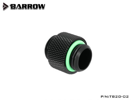 The Barrow G1/4" 10mm male to male adapter connects two G1/4" fittings. Great for use with reservoirs, pump tops and more!