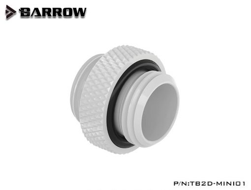 Barrow G1/4" 5mm Male to Male Adapter Fitting - White