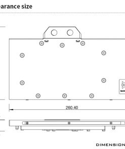 Full Coverage GPU Water Block for MSI 4080 TRIO