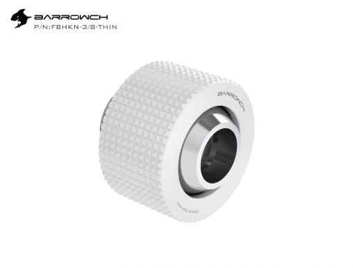 These Compression fittings from Barrowch have a 3/8ID and 1/2OD and are meant for soft tubing.