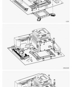 Want a unique CPU waterblock with an integrated pump and reservoir?? Well you're in luck because Barrowch has you and your CPU covered! Designed for Intel consumer and workstation platform this block will work with X99 and X299 socket CPUs. This bock has 49 tiny 0.4 x0.2.. dense micro-jettting waterways. The block includes an adapter that has the inlet, outlet, and fillport the the block/reservoir. This new block should be on the top of your list if you are trying to simplify your watercooling loop or your system is in a very small and tight mini-ITX, mini tower or HTPC chassis that is devoid in extra space.