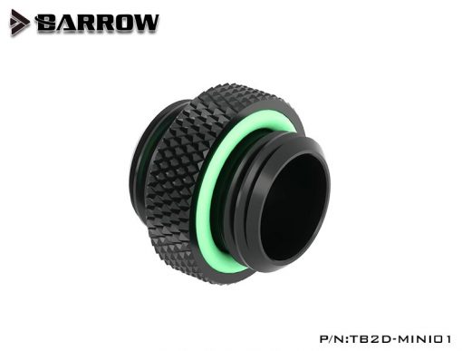 The Barrow G1/4" 5mm male to male adapter connects two G1/4" fittings. Great for use with reservoirs, pump tops and more!