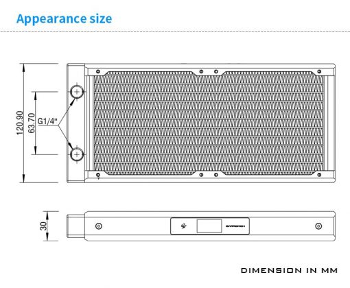 <div class="product attribute overview"> <div class="value"> The Barrowch Chameleon Fish comes is either 120, 240 or 360 lengths. Comes with temperature display screen that can be changed to either side of the radiator. It has a changeable water chamber that can be change from PMMA to POM or vice versa. You also have the ability to change out the aluminum alloy borders to various colors to match the color scheme of your build. </div> </div> <div class="product-info-price"> <div class="price-box price-final_price" data-role="priceBox" data-product-id="35089"></div> </div>