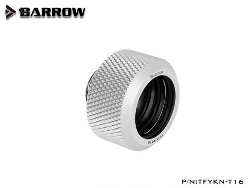 These Compression fittings from Barrowch have a 16mm OD and are meant for Rigid tubing.