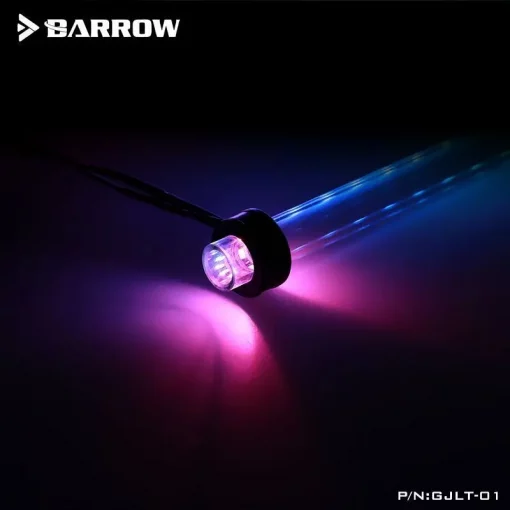 The Barrow Aurora LED hard tube ring is the perfect way to light up rigid tubes. The Aurora LED rings simply slide onto the rigid tube. This unique solution provides various ways to customize the individual appearance of your system.