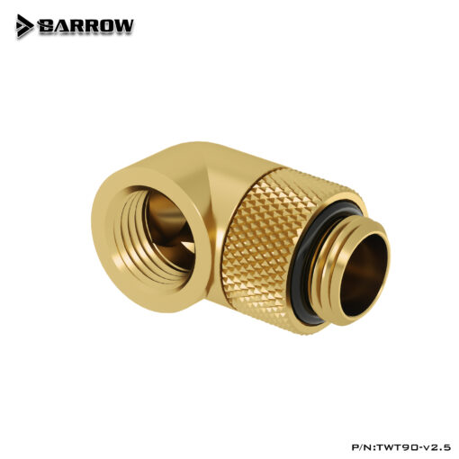 <div class="value"> Barrow 90°Rotary Adapter (Male to Female) </div> Made of Brass and achieves 360° direction.