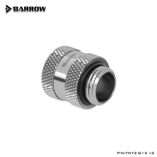 Barrow G1/4" 15mm Male to Female Extension Fitting - Silver