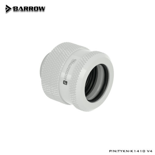 Barrow's 14mm OD rigid tube adapter fittings cleanly and safely link hardline tubing to water cooling components! Multiple O-Rings provide leak protection! Perfect for use with Barrow's 14mm OD Rigid tubing!