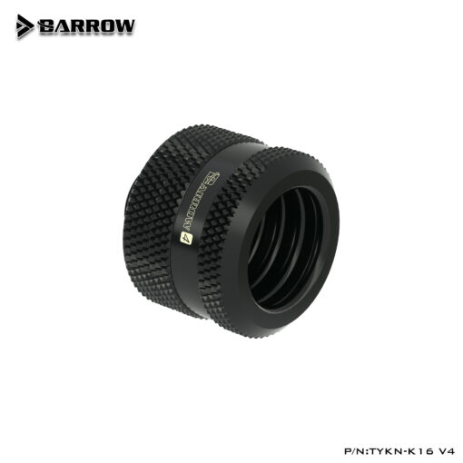 Barrow's 16mm OD rigid tube adapter fittings cleanly and safely link hardline tubing to water cooling components! Multiple O-Rings provide leak protection! Perfect for use with Barrow's 16mm OD Rigid tubing!