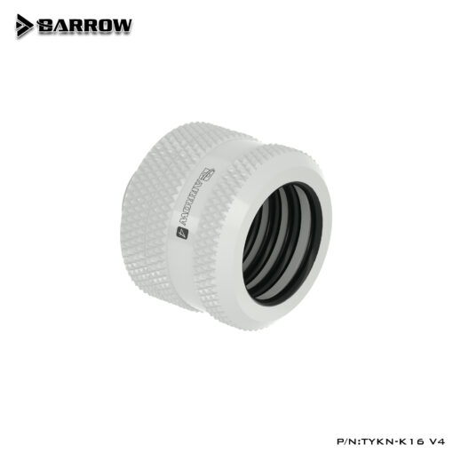 Barrow's 16mm OD rigid tube adapter fittings cleanly and safely link hardline tubing to water cooling components! Multiple O-Rings provide leak protection! Perfect for use with Barrow's 16mm OD Rigid tubing!