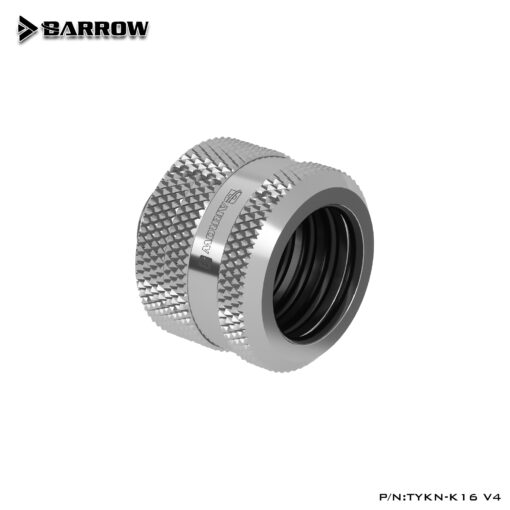 Barrow's 16mm OD rigid tube adapter fittings cleanly and safely link hardline tubing to water cooling components! Multiple O-Rings provide leak protection! Perfect for use with Barrow's 16mm OD Rigid tubing!