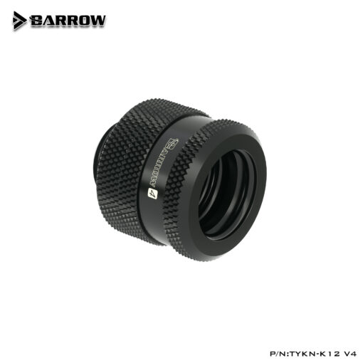 Barrow's 12mm OD rigid tube adapter fittings cleanly and safely link hardline tubing to water cooling components! Multiple O-Rings provide leak protection! Perfect for use with Barrow's 12mm OD Rigid tubing!