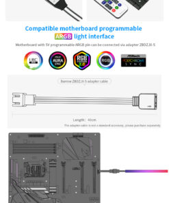 These Barrowch Pumps include a integrated OLED Display and intelligent protection switch 'Auto' turn on protection mode, when the fault stops working it will control the computer to shut down, prevent overheating and protecting the hardware, pump cover and full cover aluminum alloy shell. They have a max flow of 960 L/H.