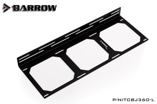 This L Bracket is suitable for mounting a 360mm radiator inside or outside a PC. Overall Dimensions: 363.50mm x 131.50mm x 35mm