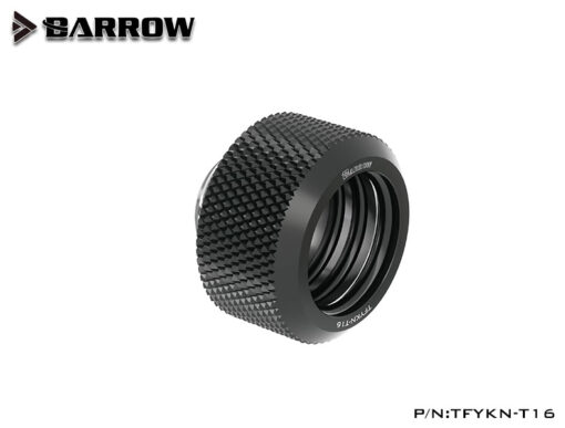 These Compression fittings from Barrowch have a 16mm OD and are meant for Rigid tubing.