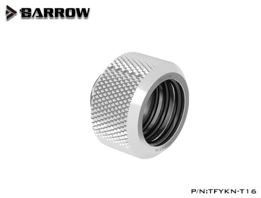 These Compression fittings from Barrowch have a 16mm OD and are meant for Rigid tubing.