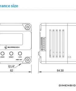 These Barrowch Pumps include a integrated OLED Display and intelligent protection switch 'Auto' turn on protection mode, when the fault stops working it will control the computer to shut down, prevent overheating and protecting the hardware, pump cover and full cover aluminum alloy shell. They have a max flow of 960 L/H.