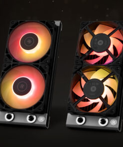 EK-Loop Fan FPT 140 D-RGB is a 140mm high-static pressure computer cooling fan designed and built primarily for the highest-performance computer liquid cooling systems. FPT series fans aim to succeed the EK-Vardar fans completely, as they improve upon many aspects while maintaining focus on excellent radiator performance. These fans feature an optimized and balanced performance-to-noise ratio on the wide operational range of the fan.