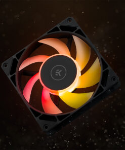 EK-Loop Fan FPT 140 D-RGB is a 140mm high-static pressure computer cooling fan designed and built primarily for the highest-performance computer liquid cooling systems. FPT series fans aim to succeed the EK-Vardar fans completely, as they improve upon many aspects while maintaining focus on excellent radiator performance. These fans feature an optimized and balanced performance-to-noise ratio on the wide operational range of the fan.