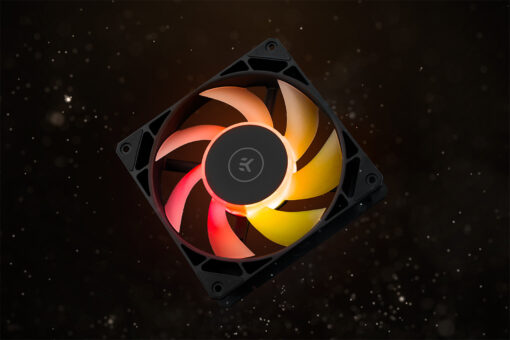 EK-Loop Fan FPT 140 D-RGB is a 140mm high-static pressure computer cooling fan designed and built primarily for the highest-performance computer liquid cooling systems. FPT series fans aim to succeed the EK-Vardar fans completely, as they improve upon many aspects while maintaining focus on excellent radiator performance. These fans feature an optimized and balanced performance-to-noise ratio on the wide operational range of the fan.