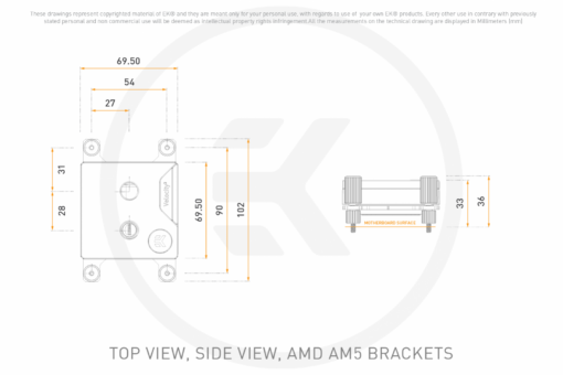 EK-Quantum Velocity³ 1700/1851/AM5 - Plexi - Image 4