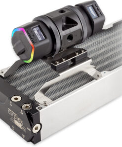 Universal mounting bracket for all Aqua Computer D5 products for installation to a 140 mm fan mount.