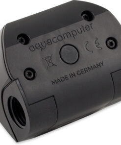 Fully integrated sensor for coolant flow, temperature and quality ewuipped with USB interface, RGBpx lighting and OLED display.