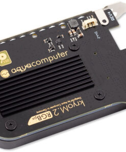 Alternative view of Aqua Computer kryoM.2 RGBpx PCIe 5.0/4.0/3.0 x4 Adapter For M.2 PCIe SSD, M-Key With Passive Heatsink (53316)