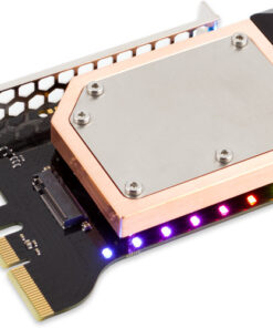 Alternative view of Aqua Computer kryoM.2 RGBpx PCIe 5.0/4.0/3.0 x4 Adapter For M.2 PCIe SSD, M-Key With Water Block (53317)
