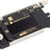 The kryoM.2 RGBpx is a PCIe 5.0 x4 adapter for single sided M.2/M-Key PCIe SSDs and is compatible with the form factor 2280. The integrated lighting controller and 17 individually addressable LEDs allow for a wide range of lighting options.