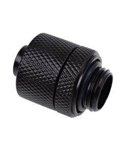 Alternative view of Alphacool Eiszapfen 3/8" ID x 1/2" OD G1/4 Compression Fitting - Black Sixpack (17228)