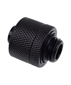 Alphacool Eiszapfen 3/8" ID x 5/8" OD G1/4 Compression Fitting - Black Sixpack (17234)