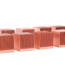 The small heat sinks are the perfect addition for cooling various electronic components such as the graphics card VRam, the voltage transformer on a motherboard, or even in a power amplifier or in RC vehicles.