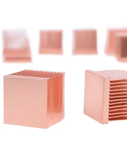The small heat sinks are the perfect addition for cooling various electronic components such as the graphics card VRam, the voltage transformer on a motherboard, or even in a power amplifier or in RC vehicles.