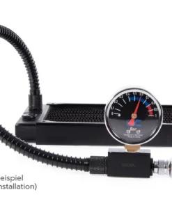 Once you have completed building your cooling loop, the last step is usually the filling of the system. Leaks are not uncommon at this stage. Often it is because a HardTube or hose is not seated correctly, or a fitting has not been screwed in completely. With the Alphacool Leak Testing Tool you can ensure there are no leakst before filling the system.