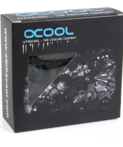 The Alphacool Eiszapfen HardTube fittings are among the most popular HardTube water cooling fittings on the market. They are characterized by their high processing quality and the triple sealing system.