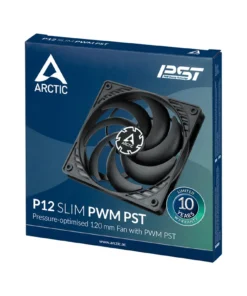 Unlike normal case fans, which are 25 mm thick, the P12 Slim PWM PST has an installation depth of only 15 mm. This makes it a predestined fan for small form factor builds.