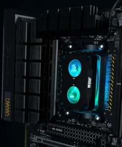 <span dir="auto">The AMD Mycro Direct-Die Pro RGB V1 features a hybrid structure with two different microfin sizes and a jet plate for optimized airflow. The cooler's cold plate is made of nickel-plated copper and mounts directly onto the CPU die. This requires removing the motherboard's Socket Actuation Mechanism (SAM), and decapitating the processor. Nickel plating the cooler plate creates a barrier layer that prevents gallium-based liquid metal from diffusing into the copper, making repeated application of liquid metal generally unnecessary.</span>