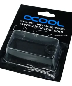 Alternative view of Alphacool HF Double Nipple G1/4 AG To G1/4 AG With O-Ring - Deep Black (17037)