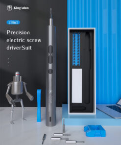 28 in 1 Multifuctional Precision Electric Screwdriver Set with Shadowless Light Strong motor, the maximum speed can reach 200rpm/min Small size, built-in rechargeable lithium battery, long service life 3 LED shadowless lights, illuminated in all directions without rotation accessible in the dark 24pcs S2 alloy steel bits, international standard bits, versatile and easy to disassemble. screw driver