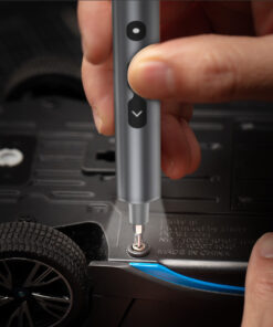 28 in 1 Multifuctional Precision Electric Screwdriver Set with Shadowless Light Strong motor, the maximum speed can reach 200rpm/min Small size, built-in rechargeable lithium battery, long service life 3 LED shadowless lights, illuminated in all directions without rotation accessible in the dark 24pcs S2 alloy steel bits, international standard bits, versatile and easy to disassemble. screw driver