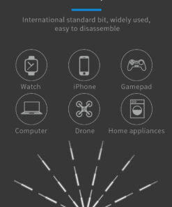 28 in 1 Multifuctional Precision Electric Screwdriver Set with Shadowless Light Strong motor, the maximum speed can reach 200rpm/min Small size, built-in rechargeable lithium battery, long service life 3 LED shadowless lights, illuminated in all directions without rotation accessible in the dark 24pcs S2 alloy steel bits, international standard bits, versatile and easy to disassemble. screw driver