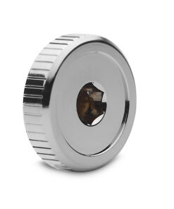EK-Quantum Torque Plug w/Badge - Nickel is a premium Quantum G1/4" plug for closing the unused ports on your water cooling equipment.