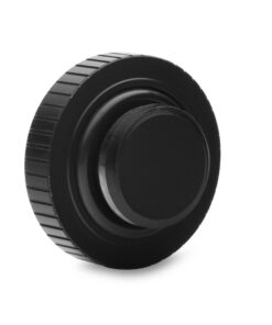 EK-Quantum Torque Plug w/Badge - Black is a premium Quantum G1/4" plug for closing the unused ports on your water cooling equipment.